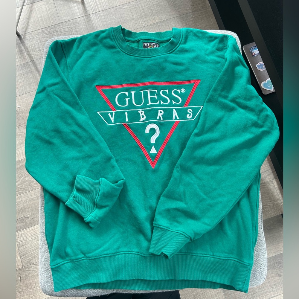 Guess Green Sweater US L